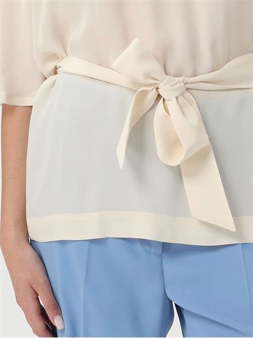 Maglia in viscosa Liu Jo con cintura LIU JO | WA5390T2578/20304